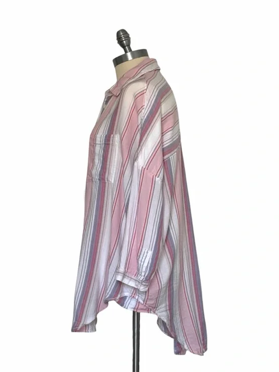 Anthropologie Pilcro & the Letterpress The Bo Boyfriend Buttondown Shirt Sz XS/S - Picture 5 of 15